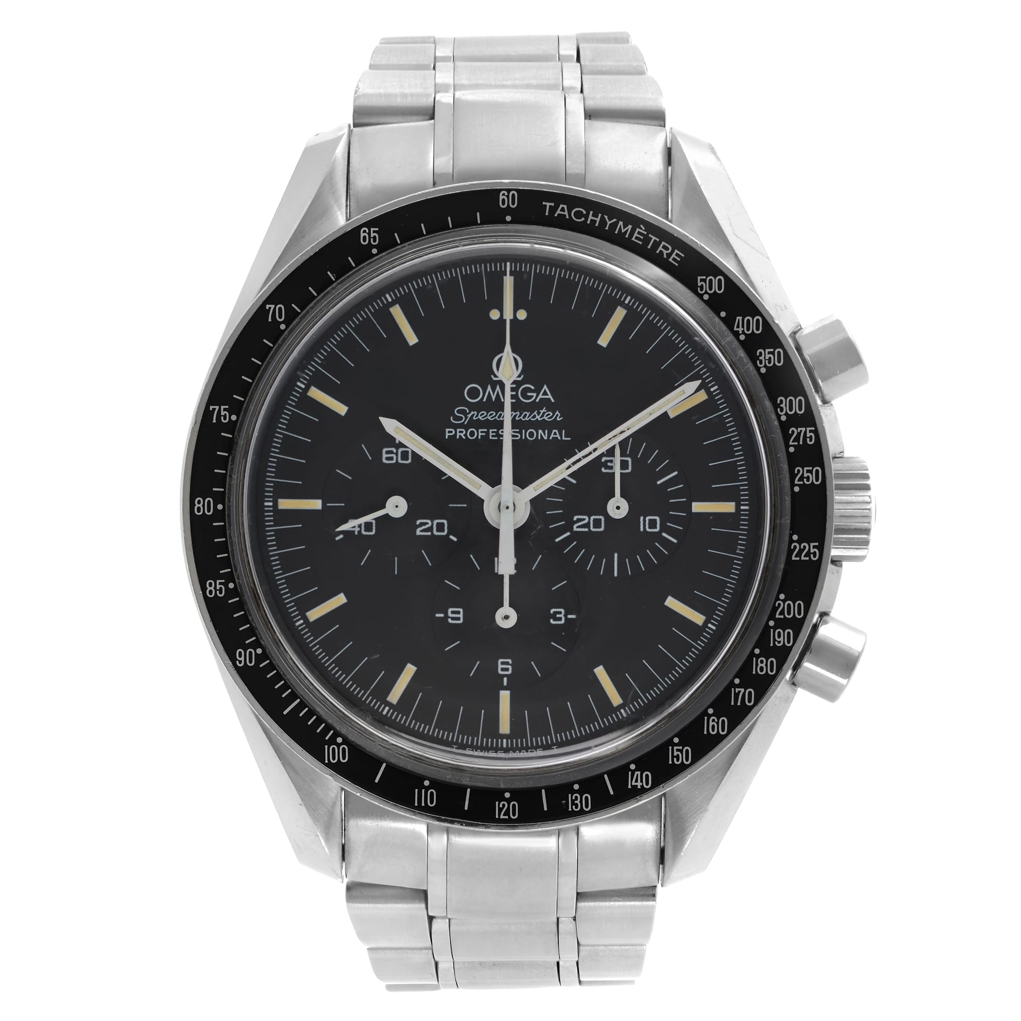 Front Full View Of OMEGA 345.0022.100 Stainless Steel Watch