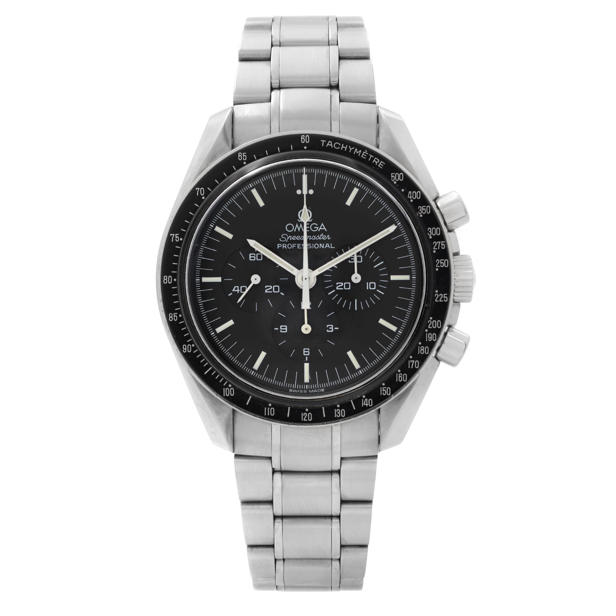 Front Full View Of OMEGA 3572.50.00 Stainless Steel Watch