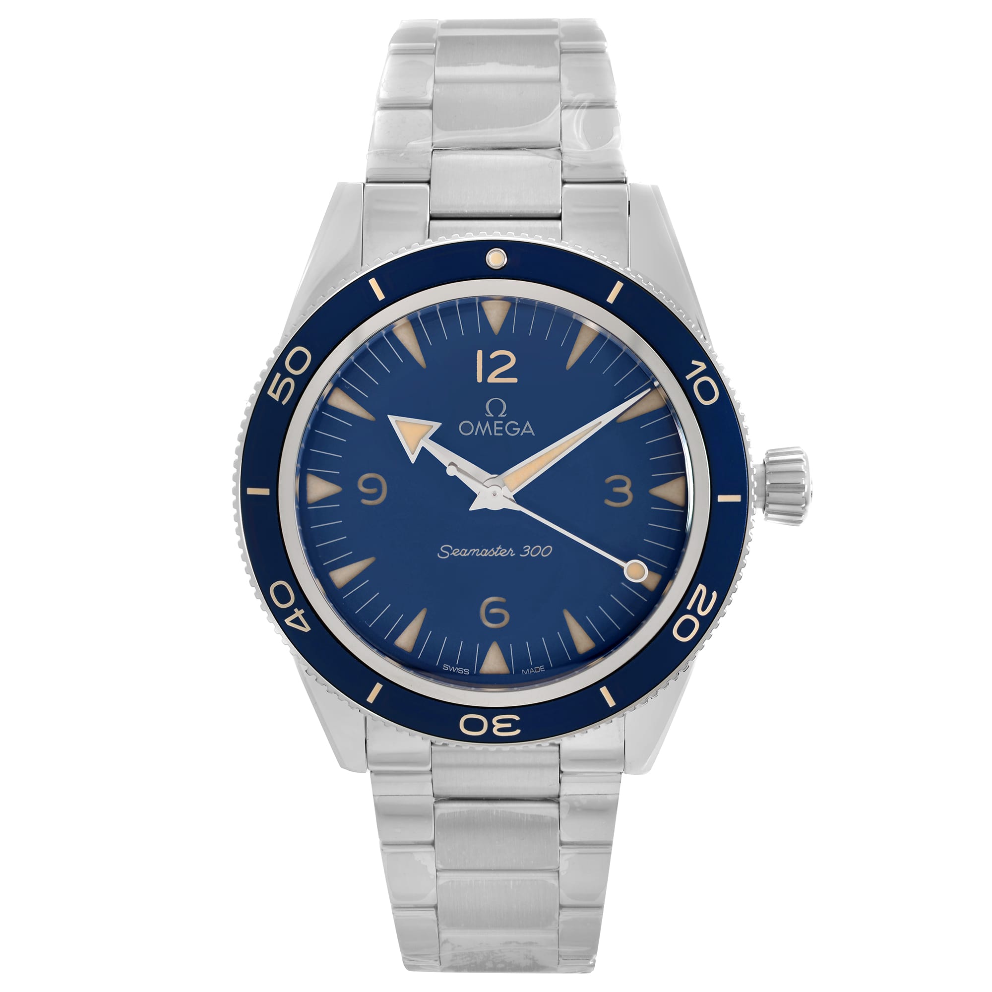 Front Full View Of OMEGA 234.30.41.21.01.001 Stainless Steel Watch