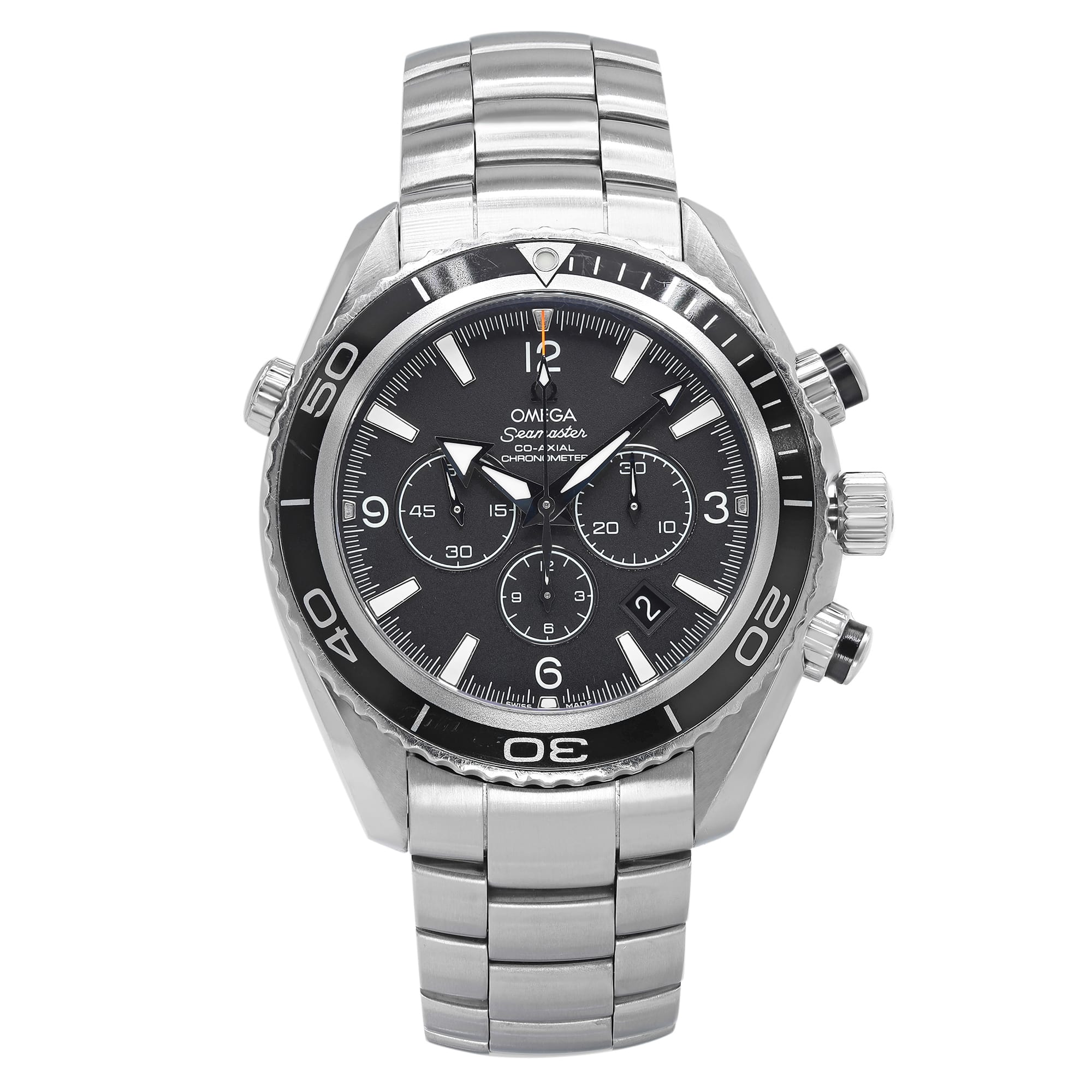 Front Full View Of OMEGA 2210.50.00 Stainless Steel Watch