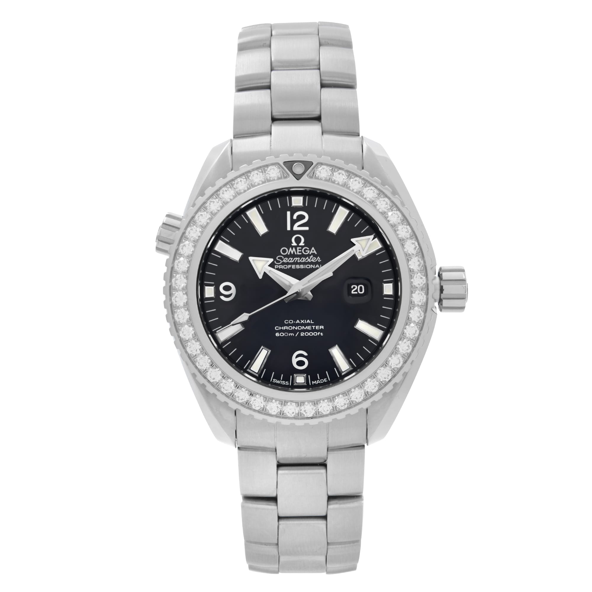 Front Full View Of OMEGA 232.15.38.20.01.001 Stainless Steel Watch