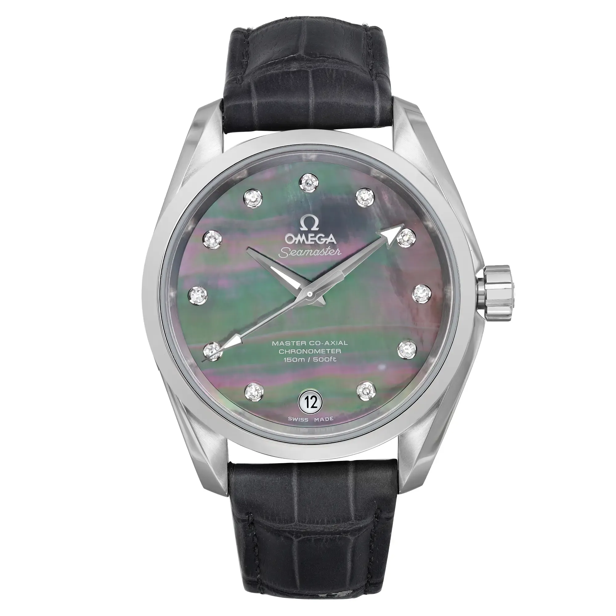 Front Full View Of OMEGA 231.13.39.21.57.001 Stainless Steel Watch