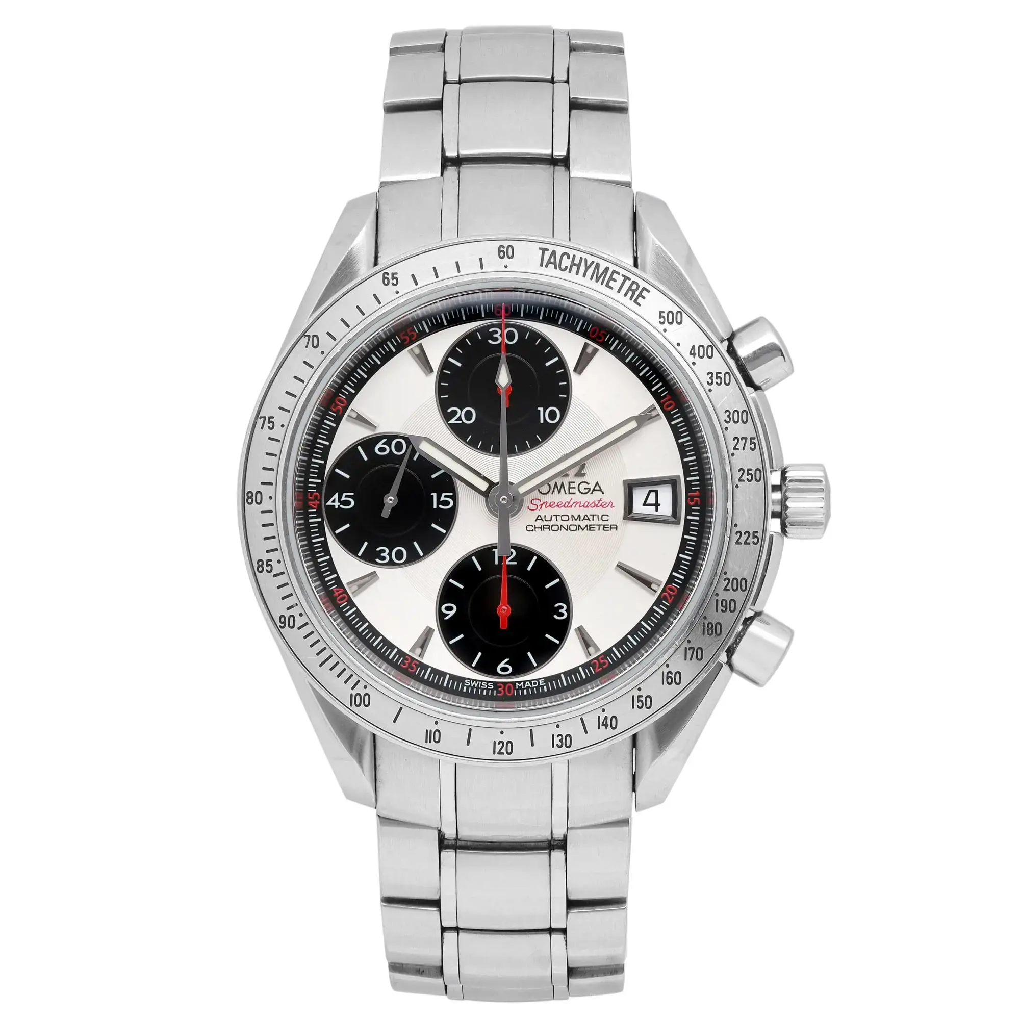Front Full View Of OMEGA 3211.31.00 Stainless Steel Watch