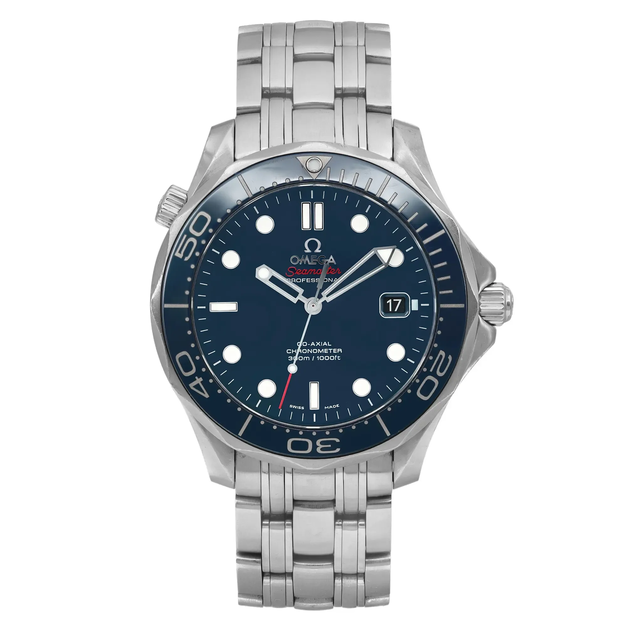 Front Full View Of OMEGA 212.30.41.20.03.001 Stainless Steel Watch