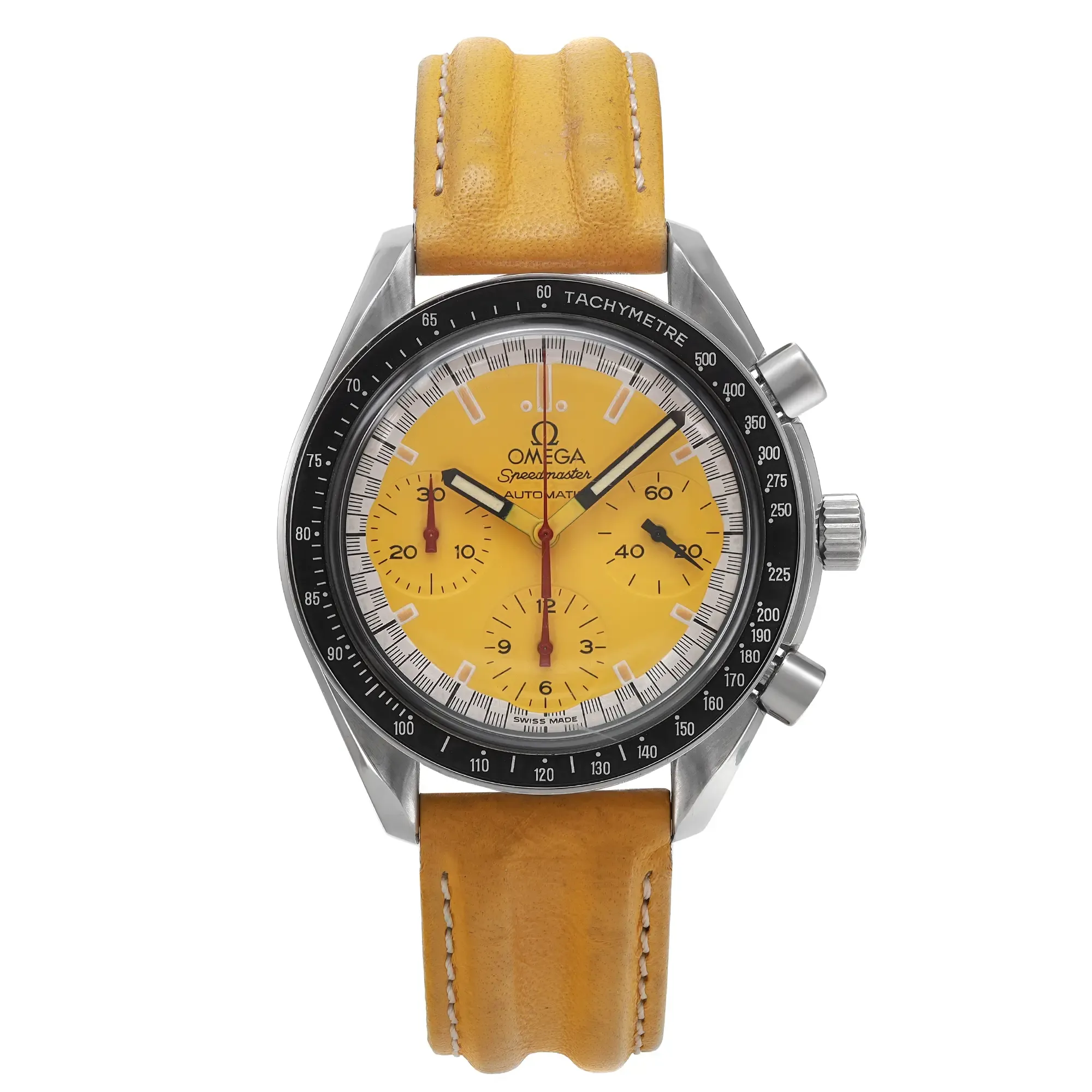 Front Full View Of OMEGA 3810.12.40 Stainless Steel Watch