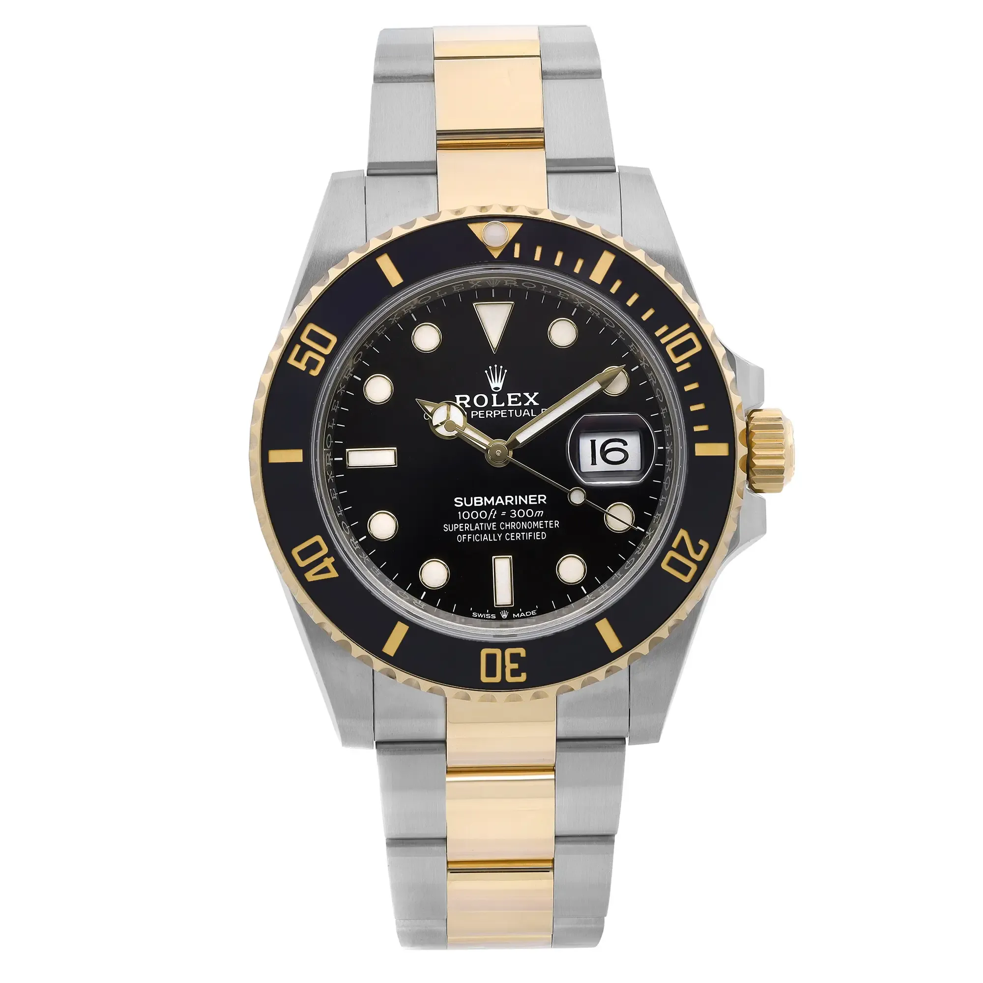 Front Full View Of Rolex 126613LN Stainless Steel Watch