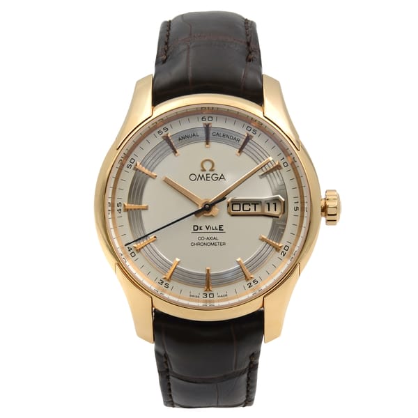 Front Full View Of OMEGA 431.63.41.22.02.001 Rose Gold Watch 