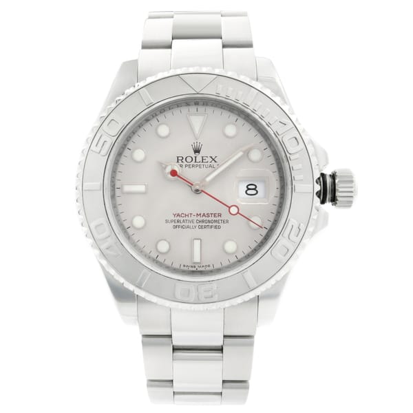 Front Full View Of Rolex 16622 Stainless Steel Watch 