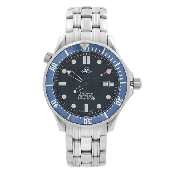 Front Full View Of OMEGA 2541.80.00 Stainless Steel Watch 