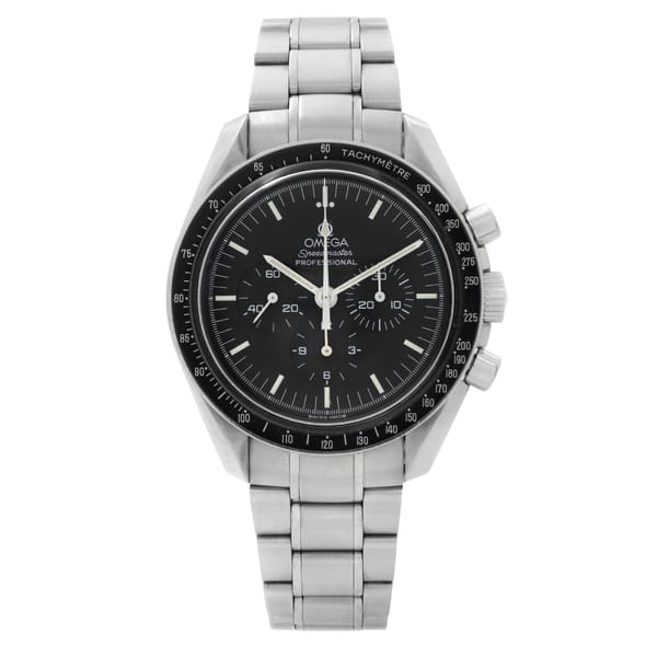 Front Full View Of OMEGA 3572.50.00 Stainless Steel Watch 
