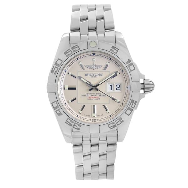 Front Full View Of Breitling A49350L2/G699-366A Stainless Steel Watch 