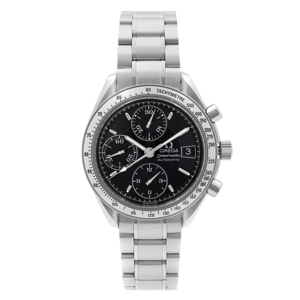 Front Full View Of OMEGA 3513.50.00 Stainless Steel Watch 