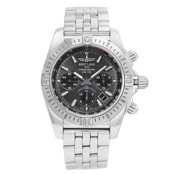 Front Full View Of Breitling AB01151A/F577-388A Stainless Steel Watch 