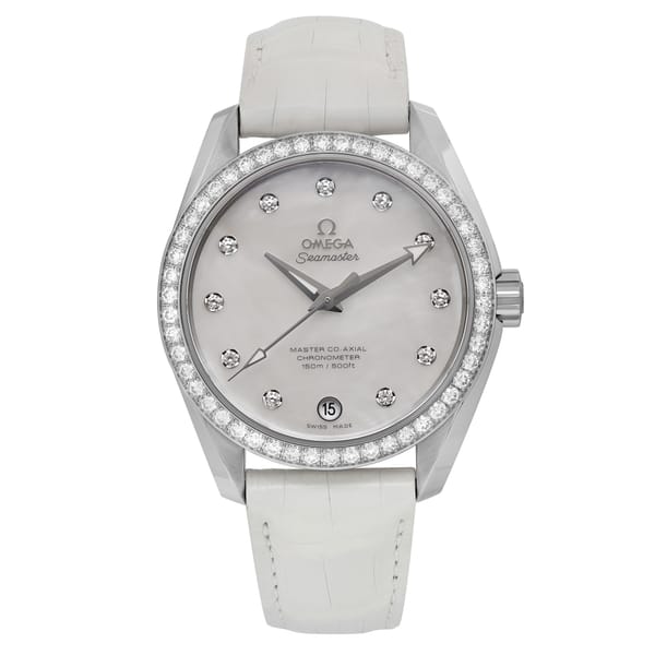 Front Full View Of OMEGA 231.18.39.21.55.001 Stainless Steel Watch 