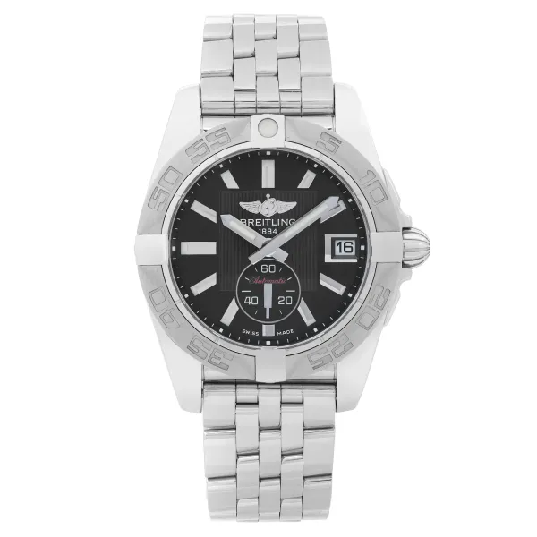 Front Full View Of Breitling A3733011/BA33SS Stainless Steel Watch 