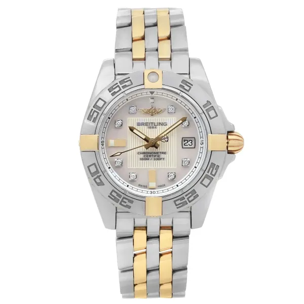 Front Full View Of Breitling B71356L2/A710-367D Stainless Steel Watch 