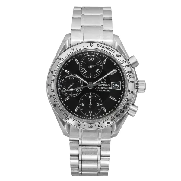 Front Full View Of OMEGA 3513.50.00 Stainless Steel Watch 