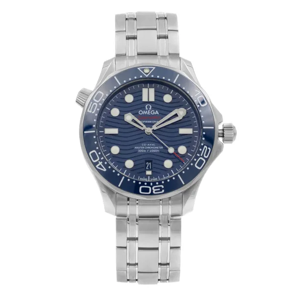 Front Full View Of OMEGA 210.30.42.20.03.001 Stainless Steel Watch 