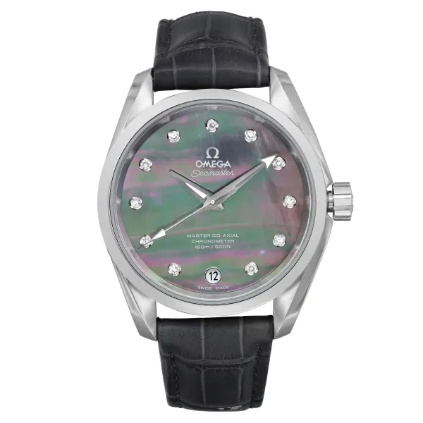 Front Full View Of OMEGA 231.13.39.21.57.001 Stainless Steel Watch 