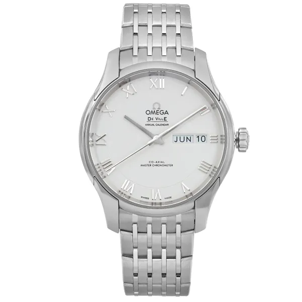 Front Full View Of OMEGA 433.10.41.22.02.001 Stainless Steel Watch 