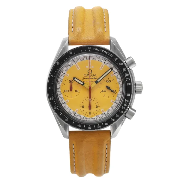 Front Full View Of OMEGA 3810.12.40 Stainless Steel Watch 