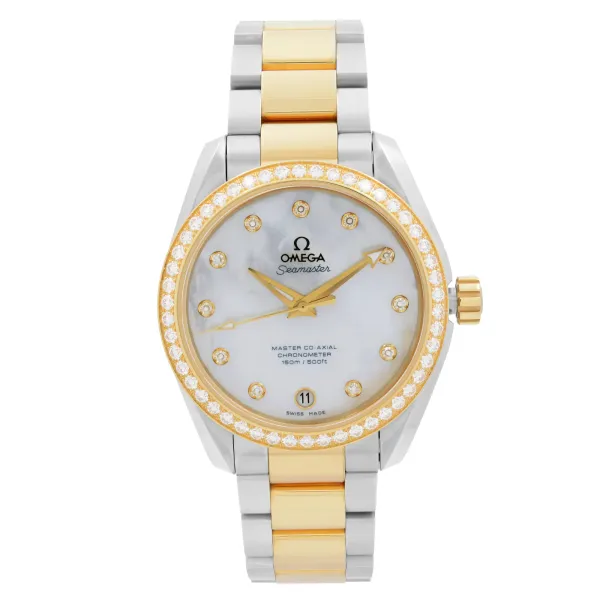 Front Full View Of OMEGA 231.25.39.21.55.002 Stainless Steel Watch 